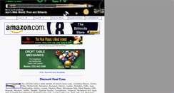 Desktop Screenshot of poolandbilliards.aceswebworld.com